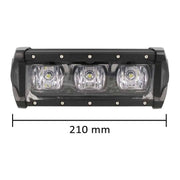 Barra Led Fuoristrada Work Light Bar 21W 21cm 12V-48V 3X7W Lente Flood