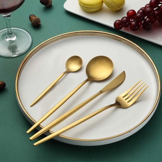 Set di utensili, lucidatore di specchi in acciaio inossidabile, resistente al lavello / Salute e durata, 24 pezzi