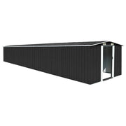 Casetta da giardino cabina ripostiglio casetta da esterno robusta casetta per attrezzi 257 x 779 x 181 cm acciaio zincato antracite 02_0022208