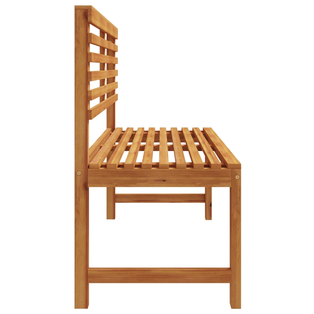 Panchina da giardino  100x50x91 cm in legno solido di acacia