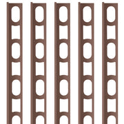 Profili in alluminio verniciato colore 136 a l per finitura parete proangle *** pezzi 5 pz, confezione 1