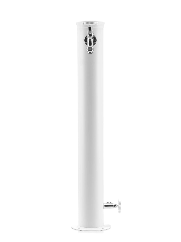 Fontana da Giardino con Doppio Rubinetto Belfer 42/ARRF Bianco