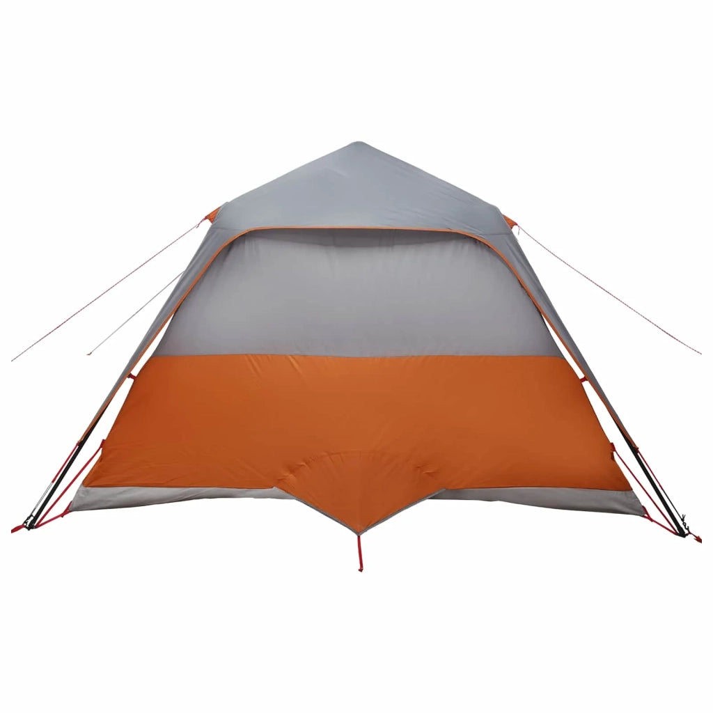 Tenda Familiare con tetto Grigio e arancione 305 x 275 x 190 cm 42028709