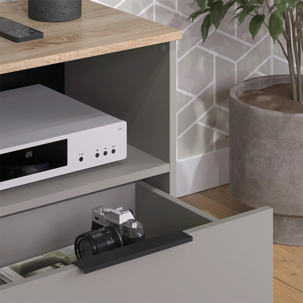 Vicco Mobile tv Grigio 60 x 50 cm con cassetto