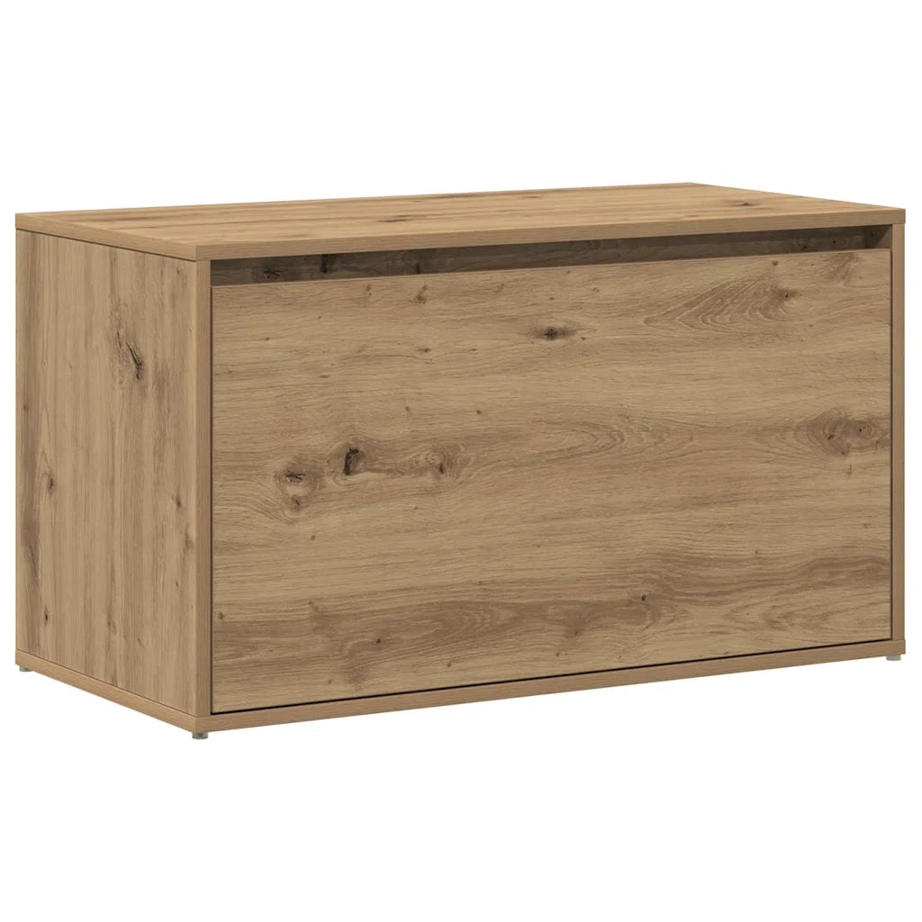 Panca Ingresso-Panca da Corridoio 80x40x45 cm Rovere Artigianale Legno Multistrato