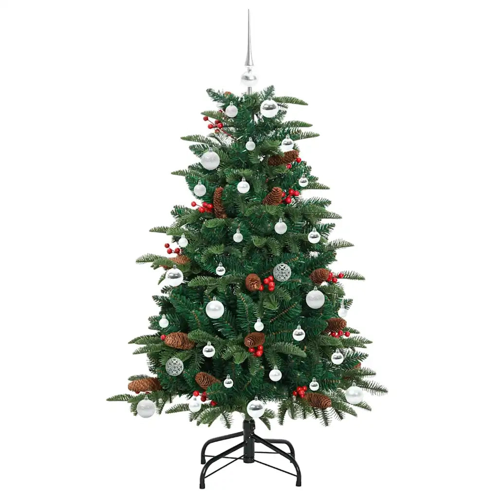 Albero di Natale artificiale con 150 LED Verde 150 cm 3395546