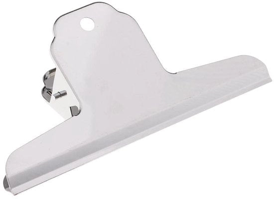 Clip per scharniere in acciaio inossidabile - 12cm - Clip per documenti - Organizzazione archivi - Sostenibile