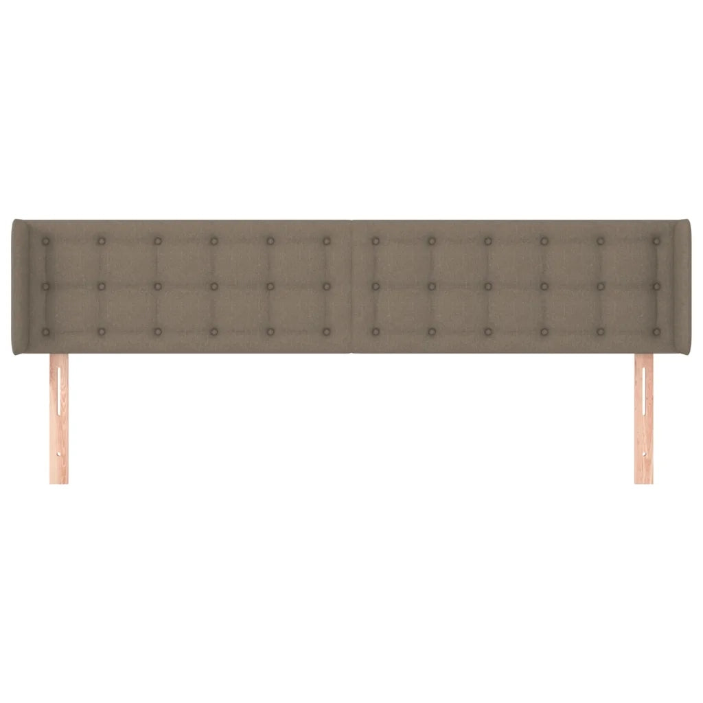 Testiera ad Orecchio Tortora 203x16x78/88 cm in Tessuto cod mxl 36126