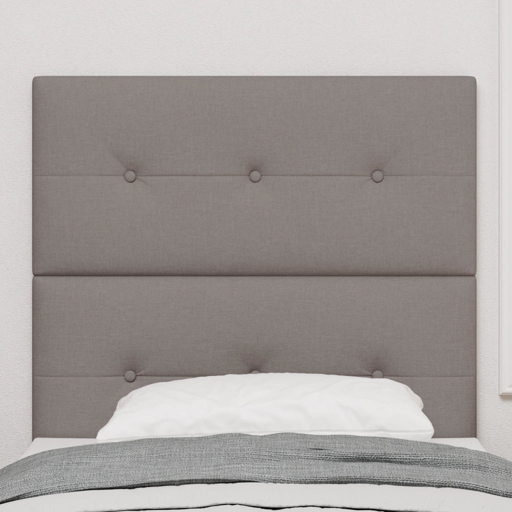 Testiera LED  Tortora 80 cm in Tessuto
