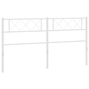 Testiera | Testata di Ricambio in Metallo Bianco 193 cm