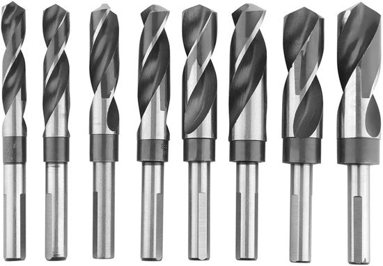 Set di fori in metallo universale 8 pezzi - HSS - per acciaio/aluminium/rame/ottone - duraturo - diametri 14-25 mm - set di fori