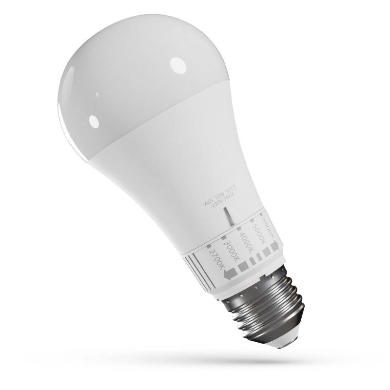 Lampadina Led 5 Tonalità Di Luce Gls E27 230v 13w 5cct
