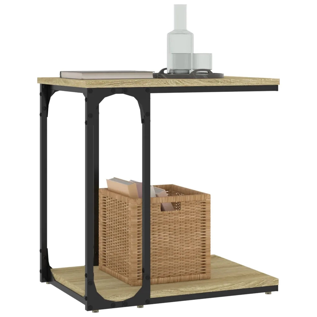 Tavolino Rovere Sonoma 50x35x52 cm in Legno Multistrato 825813