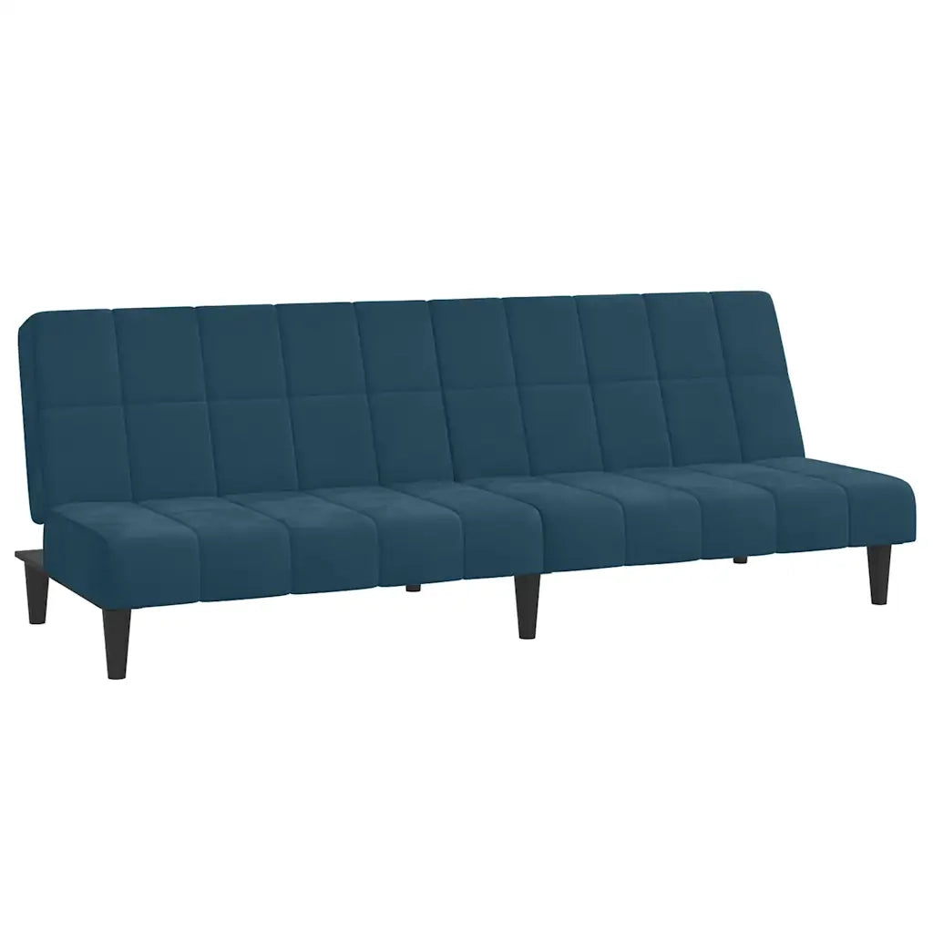 Divano Letto a 2 Posti Blu in Vellutocod mxl 111505
