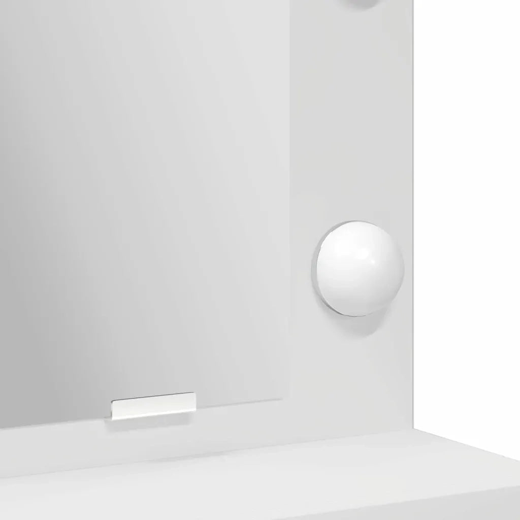 Toeletta | Tavolo da Trucco Bianco 79 x 41 x 135 cm Legno multistrato