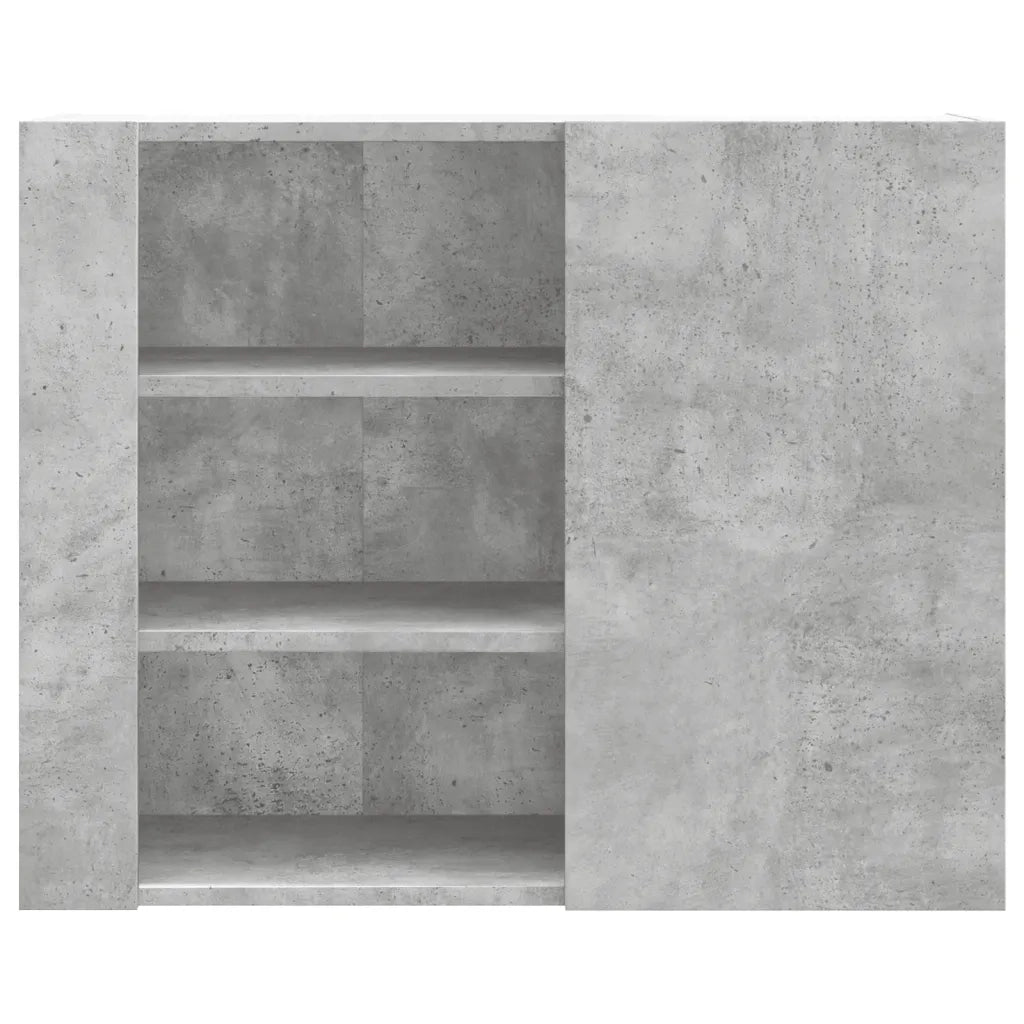 Armadietto a Muro Grigio Cemento 75x35x60 cm in Truciolato 848426