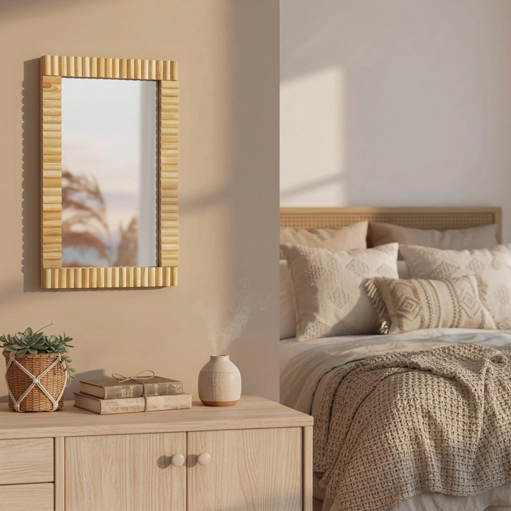 Specchio Da Parete Boho 55cm Klna-mr01