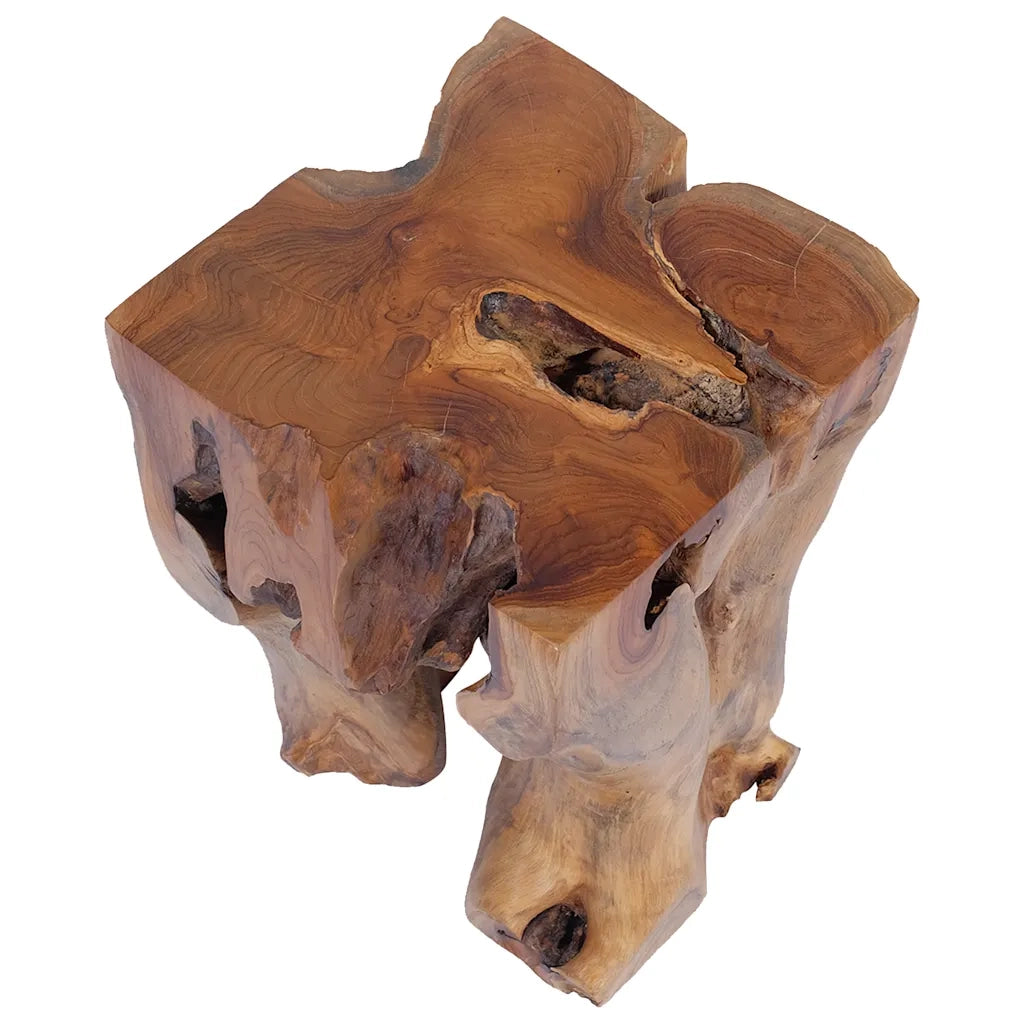 Sgabello in Legno Massello di Teak cod mxl 50682