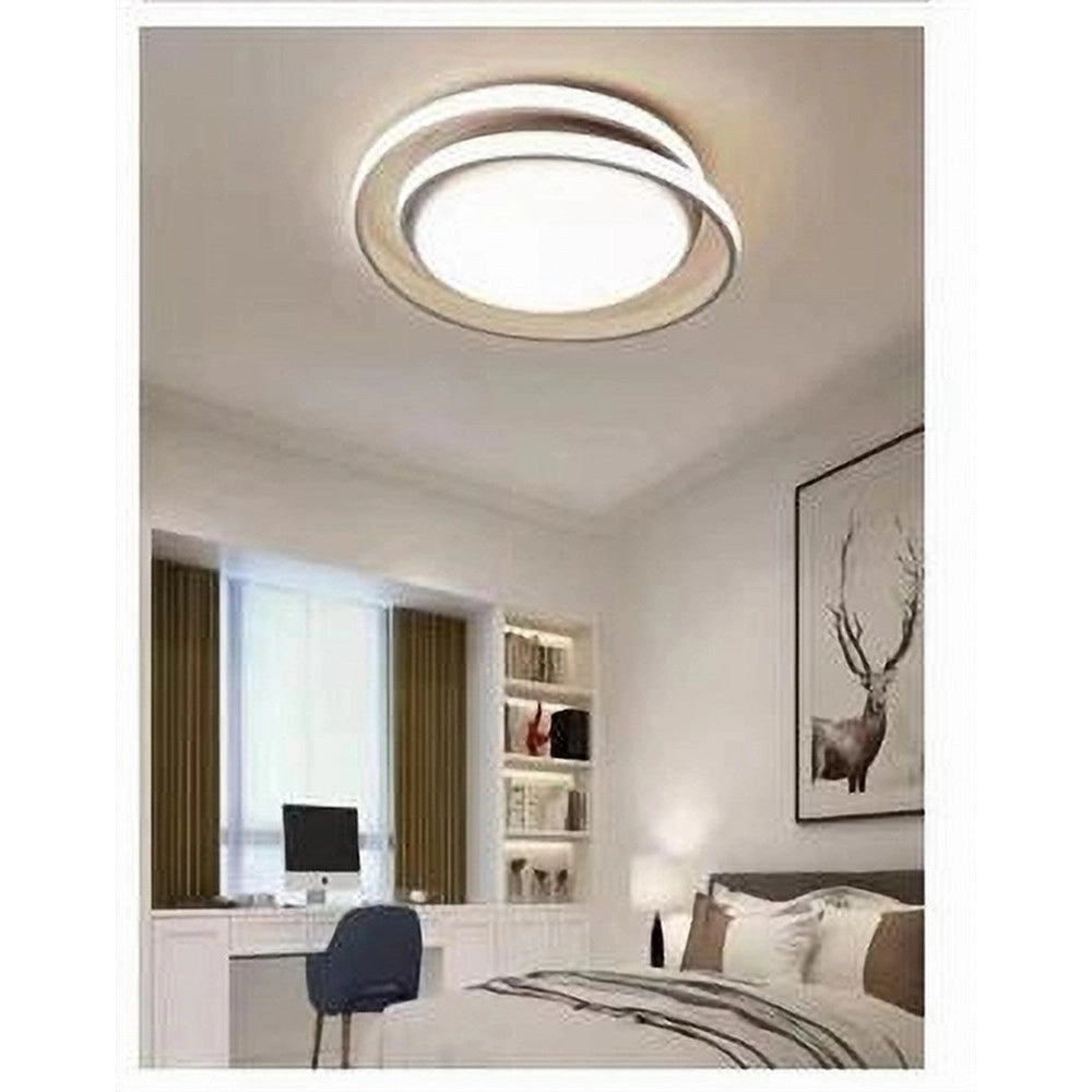 Trade Shop - Plafoniera Led Soffitto Cerchio 60w Circolare Bianco Moderno Luce Naturale 50156 -