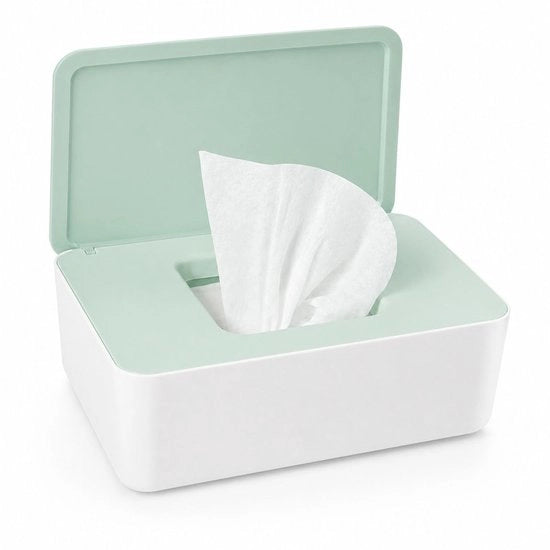 Dispensatore di Asciugamani Umidi Box - Dispenser - Contenitore di Archiviazione - Dispensatore di Asciugamani Bagnati - Materiale PP - 21 x 12,5 x 10 cm - Progettazione Elegante - Dispensatore di Asciugamani