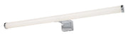 Applique bagno sopra specchio 50cm cromata LED 9W IP44 Rabalux