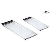 Pinti Inox 50933958 Vassoio Pasticceria in Acciaio Inox 58x21x2 cm colore Acciaio Lucido