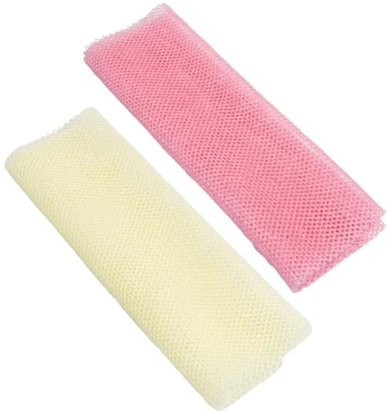 Saponi per il corpo 65 x 20 cm - Peeling africano - Saponcetta per scrub corpo - Saponetta in nylon - 2 pezzi - Duraturo e affidabile - Saponcetta per scrub