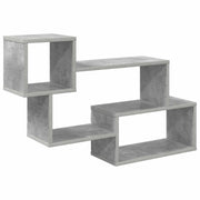 Mensola sospesa A parete Grigio 87 x 20 x 55 cm 8012095