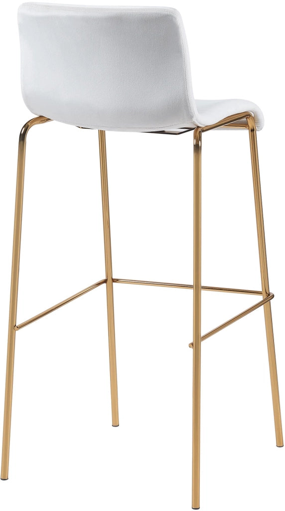 Barhocker Hoover Samt 4-FuЯ Gold