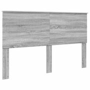 Testiera | Testata con Testiera | Testata Grigio Sonoma 160 cm Legno multistrato