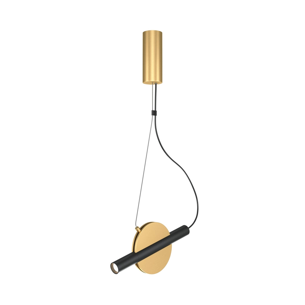 Lampada a sospensione Maytoni Enigma LED oro 220 cm