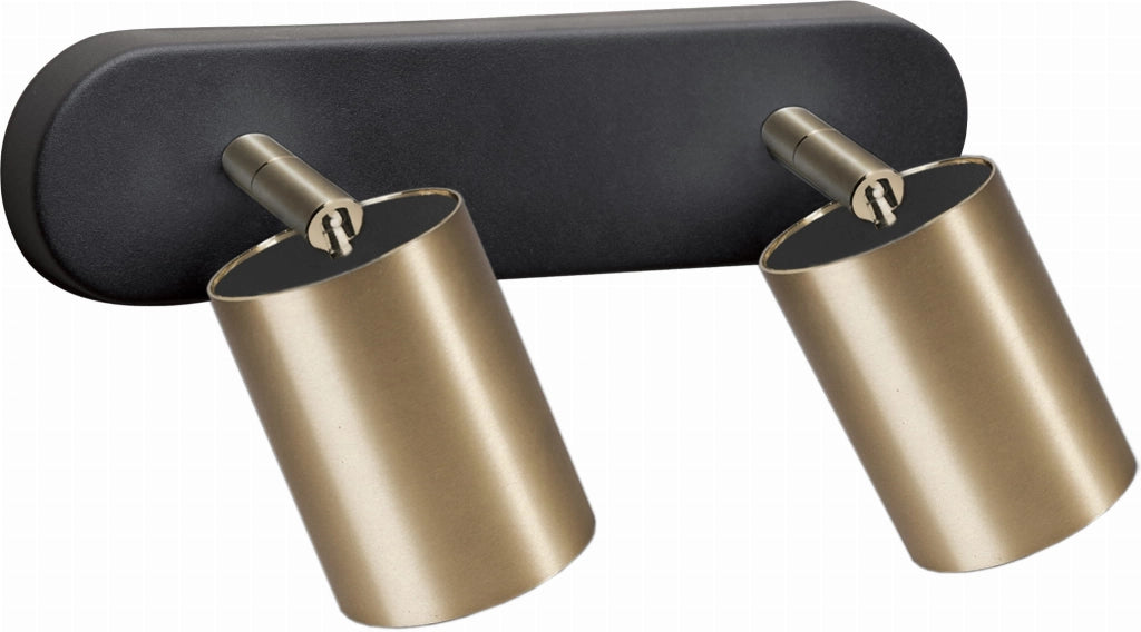 Plafoniera spot Nowodvorski Eye 2xGU10 nero ottone 8817