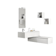 Composizione 7 pezzi ASTRA bianco