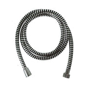 Flessibile biflex m. 2,00 in PVC, ghiere in ottone cromato fil. 1/2" F, attacchi conici.