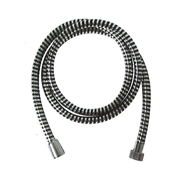 Flessibile biflex m. 2,00 in PVC, ghiere in ottone cromato fil. 1/2" F, attacchi conici.