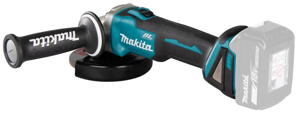 Smerigliatrice a batteria Makita disco 125mm brushless solo corpo DGA504Z