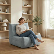 Divano 1 Posto Bubble Sofa ¨C MINIMAL ¨C Tessuto Grigio, Memory Foam
