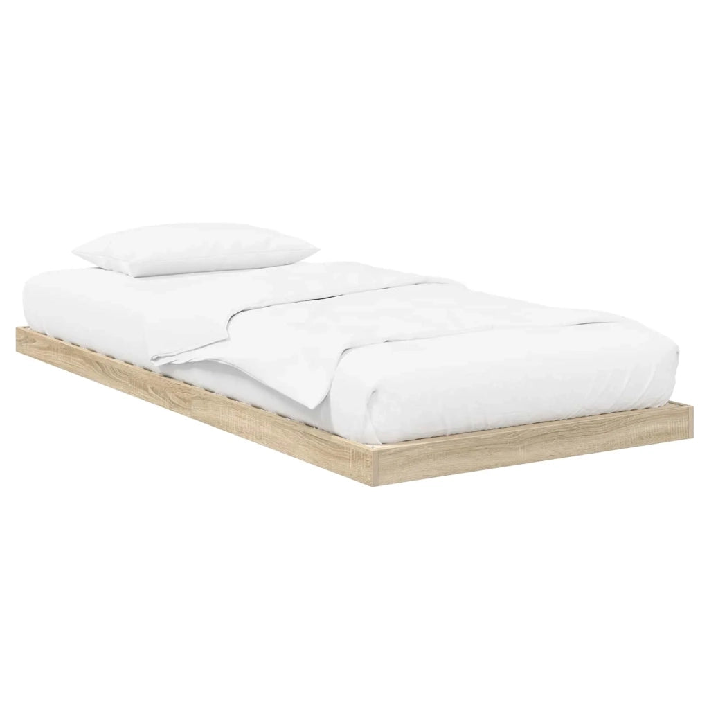 Struttura letto a terra Sonoma 75 x 190 cm Legno multistrato 893518