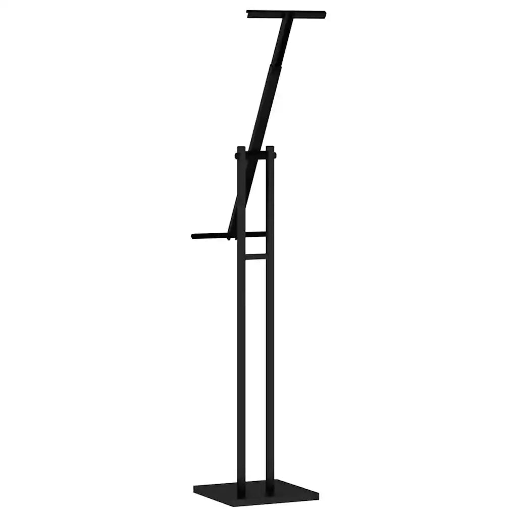 Espositori per Fiere Nero 26,5 x 26,5 x 150 cm Acciaio