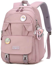 Borsa da spalla per ragazze e ragazze adolescenti, borse da laptop 15,6 pollici, borsa da scuola anti-furto per viaggiatori, grandi tasche per libri per ragazze e ragazze adolescenti, studentesse e donne (Purple#2)