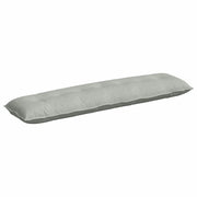 Cuscino per Schiena | Cuscino dorsale Grigio chiaro 200 x 50 cm Tessuto in Cords