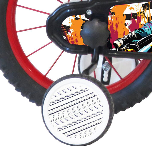 SCH SPEED 14", bicicletta per bambini, adatta a bambini tra i 4 e i 6 anni, per altezza tra 100 e 120 cm, con campanello