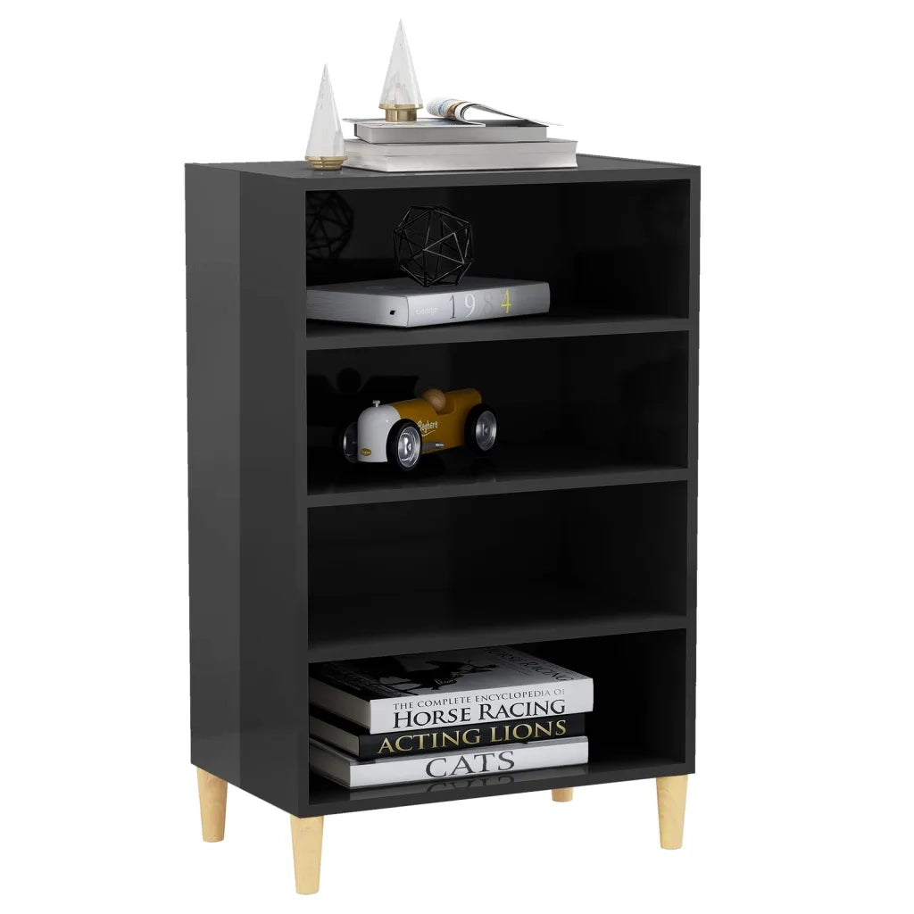 Credenza Grigio Lucido 57x35x90 cm in Truciolato cod mxl 17088