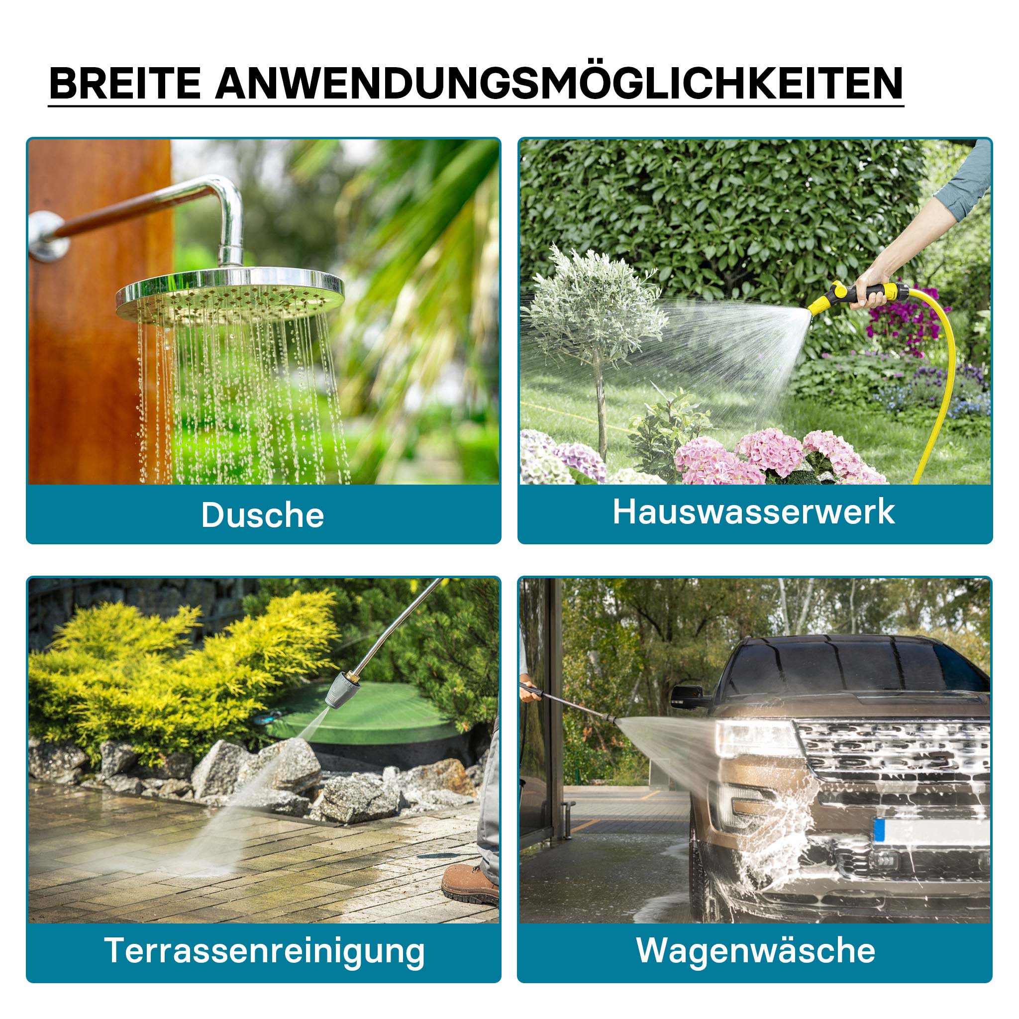 Vaso di espansione 100 l orizzontale per impianti idrici, sistemi autoclave, con membrana EPDM