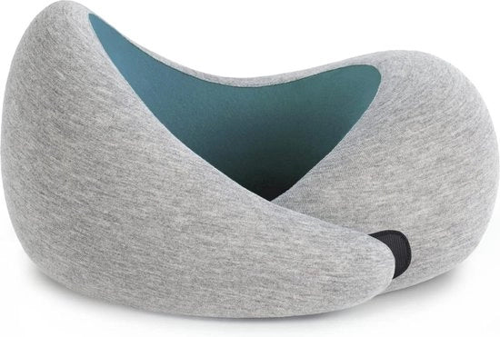 Cuscino di atterraggio con schiuma di espansione per aerei, auto, supporto cervicale per volo, cuscino per sonnellini, accessori di viaggio per donne e uomini, acquamarina - verde