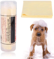 Asciugamano per Animali domestici Superassorbente - Asciugamano per Cani/Gatti - Materiale Soffice - Dimensioni 66x43 cm - Peso Leggero 140 g - Asciugamano per Animali domestici