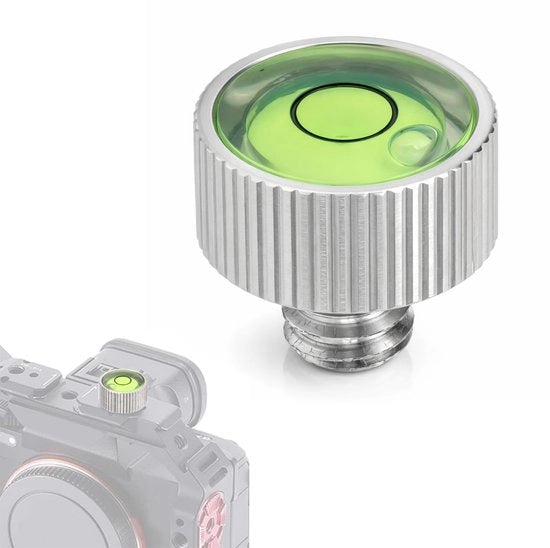 Livello Acqua Compattabile - Acciaio Inossidabile - Livellatore Acqua per Fotocamera - Compacto