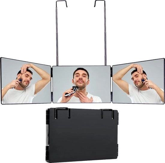 Specchietto da viaggio - Specchio multifunzione - Specchio da trucco portatile - Specchio rotante 360 gradi