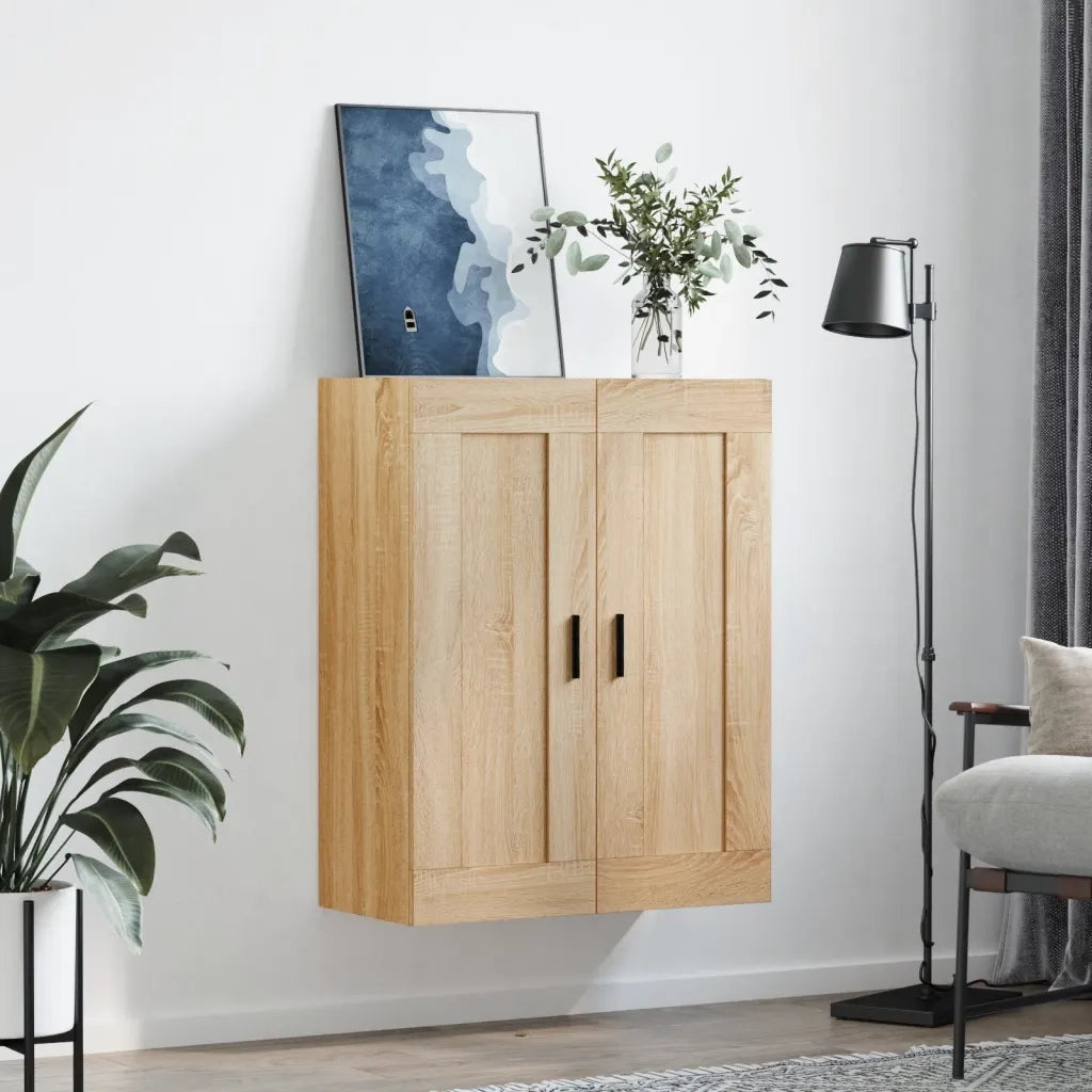 Armadietto a Muro | Mobile a Parete Rovere Sonoma 69,5x34x90 cm Legno Multistrato