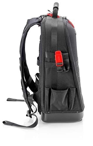 KNIPEX 00 21 50 S Zaino porta attrezzi Modular X18 per idraulici 17 pezzi Capacita' 18 litri Carico max 15 Kg con cinghie MOLLE e chiusure FIDLOCK colore Nero